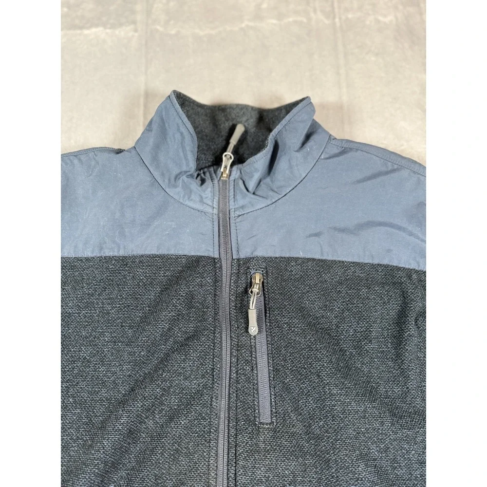CLUB 38 PERFORMANCE CREMIEUX Men's 3XL Full Zip Fleece Jacket Coat Blue Gray